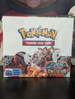 Pokemon SV03 Obsidian Flames Booster Box Factory Sealed + Acrylic Case - Image 2