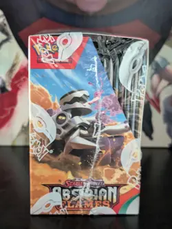 Pokemon SV03 Obsidian Flames Booster Box Factory Sealed + Acrylic Case - Image 3