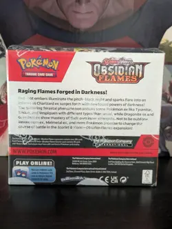 Pokemon SV03 Obsidian Flames Booster Box Factory Sealed + Acrylic Case - Image 4