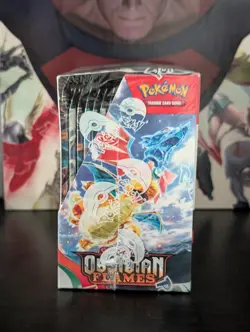 Pokemon SV03 Obsidian Flames Booster Box Factory Sealed + Acrylic Case - Image 5