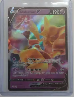 Pokemon Black Star Prom - Alakazam V SWSH083 Holo NM+ - Image 1
