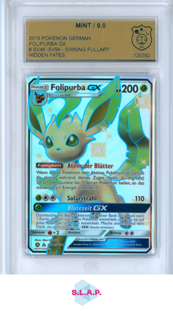 FOLIPURBA GX POKEMON 2019 HIDDEN FATES #SV46/SV94-SHINING FULLART MINT GER GSG 9 - Image 1