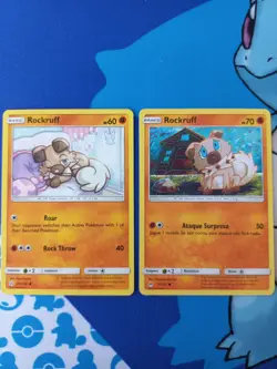 Rockruff 123/236 + 75/131 - Pokemon Cosmic Eclipse + Forbidden Light, Eng + PT - Image 1