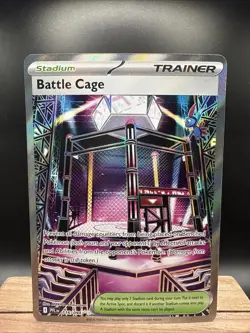 Pokemon Battle Cage Trainer Stadium Full Art Holo 116/094 Phantasmal Flames - Image 1
