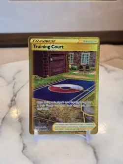 Pokemon TCG Pokemon TCG Training Court (Secret)Fusion Strike SWSH08 Full Art LP - Image 1
