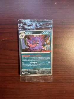 DAMAGED Pokemon Gengar GameStop Promo Sealed Cosmos Holo 050/088 READ! - Image 2