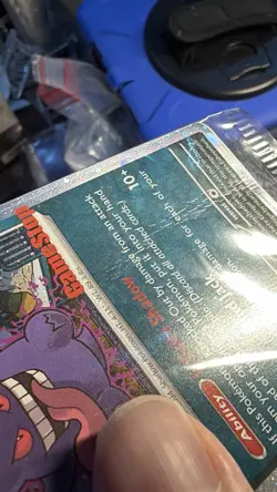 DAMAGED Pokemon Gengar GameStop Promo Sealed Cosmos Holo 050/088 READ! - Image 4