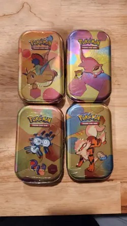 Pokemon Scarlet and Violet 151 Mini Tins - 2 packs. Assorted tins - Image 1