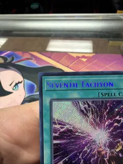 Seventh Tachyon Yugioh MZTM-EN016 1st Edition Secret Rare NM See Pics - Image 2