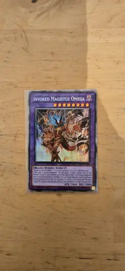YUGIOH BPRO-EN100 Invoked Magistus Omega Starlight Rare 1st Edition NM - Image 1