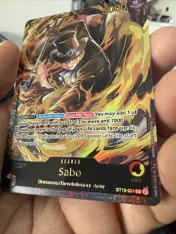 One Piece Sabo Leader Premium Card Collection ST13-001 - Image 2