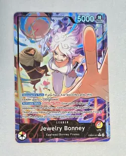 One Piece CCG Adventure On Kami’s Island - Bonney Jewelry - EB04-001 L* Alt Art - Image 1