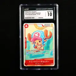 CGC 10 GEM MINT 2025 One Piece JPN Tony Tony Chopper P-101 P - Image 1