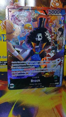 OP15-022 Brook Alt Art Leader Adventure on Kami’s Island One Piece TCG English - Image 2