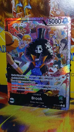 OP15-022 Brook Alt Art Leader Adventure on Kami’s Island One Piece TCG English - Image 5