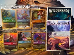 Disney Lorcana Wilds Unknown Prerelease Promo Set + Postcard Set SHIPS NOW - Image 1