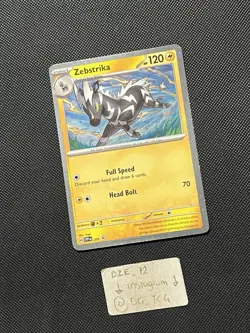 Pokemon Destined Rivals - Zebstrika - SVP 201 - Cosmos Holo Promo - M/NM - Image 3