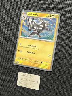 Pokemon Destined Rivals - Zebstrika - SVP 201 - Cosmos Holo Promo - M/NM - Image 4
