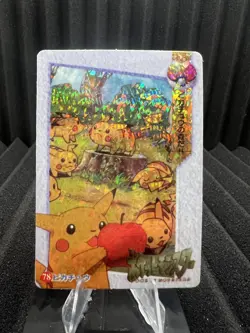 Pokemon Vintage Pocket Monsters Vending HOLO Prism Sticker Bandai 1999 Nintendo - Image 1