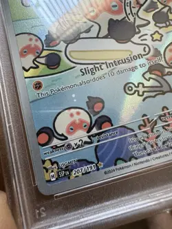 Pokemon 2024 SV Surging Sparks Clobbopus Illustration Rare PSA 10 Gem Mint - Image 4