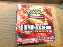 EMPTY POKEMON diamond & pearl mysterious treasureS 2007 BOOSTER BOX - Image 1