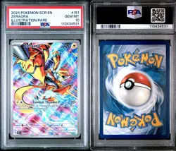 POKEMON ZERAORA 151/142 PSA 10 ILLUSTRATION RARE STELLAR CROWN 2024 - Image 3