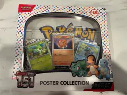 Pokemon TCG Scarlet & Violet 151 Poster Collection Box 3 Packs - New - Image 1