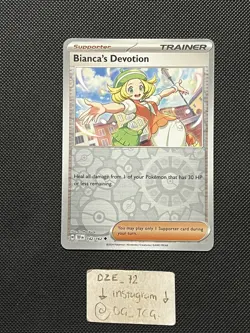Pokemon Temporal Forces - Bianca’s Devotion - 142/162 - Reverse Holo - M/NM - Image 1