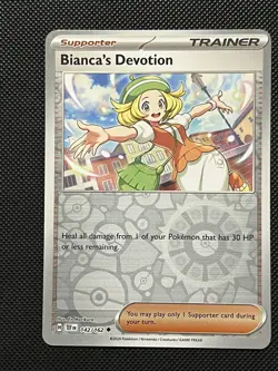 Pokemon Temporal Forces - Bianca’s Devotion - 142/162 - Reverse Holo - M/NM - Image 2