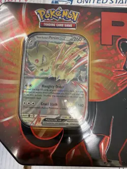 Destined Rivals Team Rocket Tin (Persian ex) - Sealed New - Pokemon TCG - Image 3