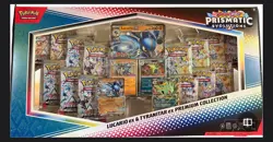 1x Pokemon Prismatic Evolutions Lucario EX and Tyranitar EX Premium Collection - Image 1