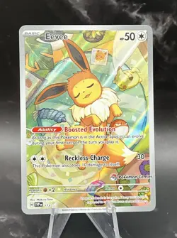 2025 Pokemon TCG Prismatic Evolutions Pokemon Center Eevee #173 Promo NM - Image 1