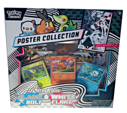 Pokemon TCG: SV-Black Bolt & White Flare Factory Sealed Poster Collection - Image 1