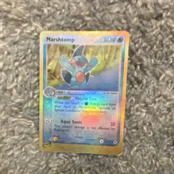 Pokemon TCG Marshtomp 41/109 EX Ruby & Sapphire Reverse Holo Uncommon 80 HP - Image 1