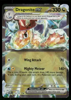 Dragonite ex 159/197 Double Rare Holo NM Pokemon SV03: Obsidian Flames - Image 1