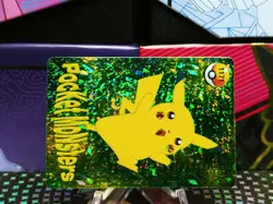 Pokemon Pocket Monsters Vending Prism Holo Vintage Sticker PIKACHU #1171 rare - Image 3