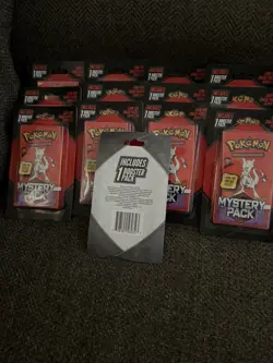 Lot x 13 NEW SEALED 2025 Pokemon Mystery Pack Mewtwo Possible Vintage Chase Pack - Image 2