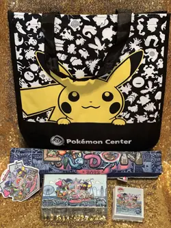 NEW Play! Pokemon World Championship 2022 London Play Mat Deck Box Sleeves +Bag - Image 2