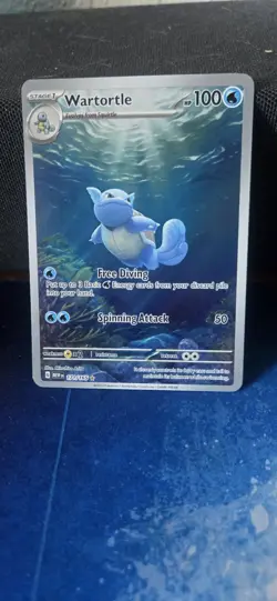 Pokemon Wartortle Holo Illustration Rare 171/165 SV151 100 HP English - Image 1
