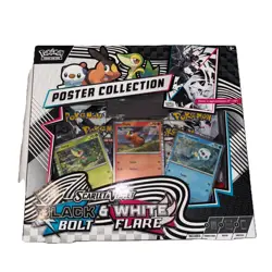 Pokemon TCG SV10.5 Black Bolt & White Flare Unova Poster Collection Box Sealed - Image 1