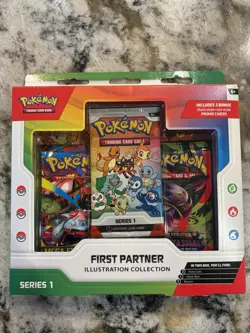Pokemon TCG First Partner Illustration Collection Series 1 Sealed Box - Image 1
