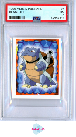BLASTOISE MERLIN POKEMON 1999 9 PSA 7 - Image 1