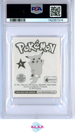 BLASTOISE MERLIN POKEMON 1999 9 PSA 7 - Image 2