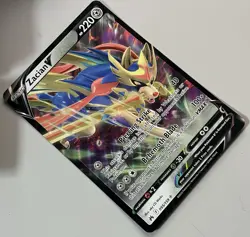 Pokemon Crown Zenith Zacian V Basic Oversized HoloFoil Ultra Rare #095/159 - Image 2