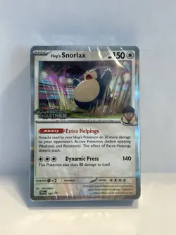 The Pokemon Company Hop's Snorlax 184 Promo Holo Basic 150 HP ENGLISH - Image 1