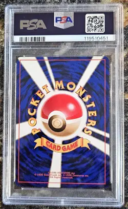 1996 Pokemon Japanese Basic NIDOKING 34 HOLO PSA 9 MINT - Image 2