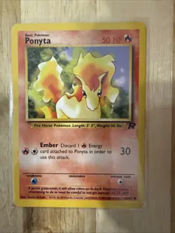 Ponyta 64/82 - Pokemon Team Rocket - LP - Image 1