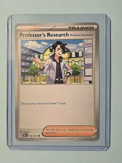 2025 Professor's Research 125/131 - Prismatic Evolutions - NM/MINT Pokemon TCG - Image 2