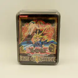 NEW SEALED Vintage 2005 Yu-Gi-Oh TCG Rise Of Destiny Collector Tin - Image 1