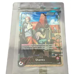 Shanks FOIL (2025 PSA Magazine Promo) OP09-001 SEALED! One Piece Promo FRESH! - Image 1